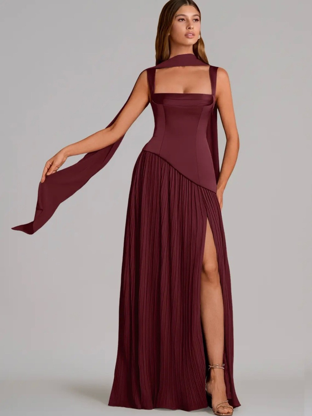 Azazie Cabernet Stephanie Bridesmaid Dress